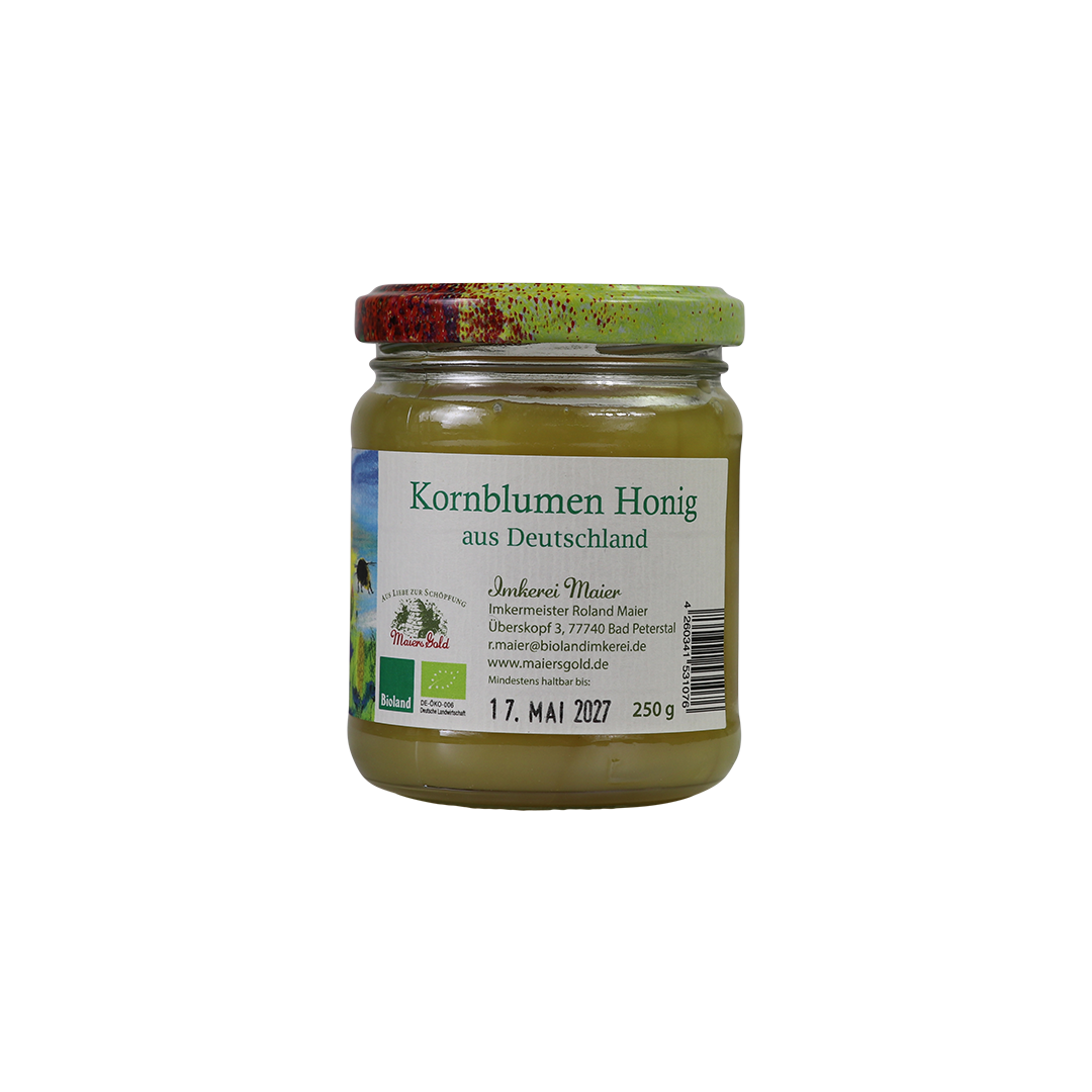 Kornblumen Honig